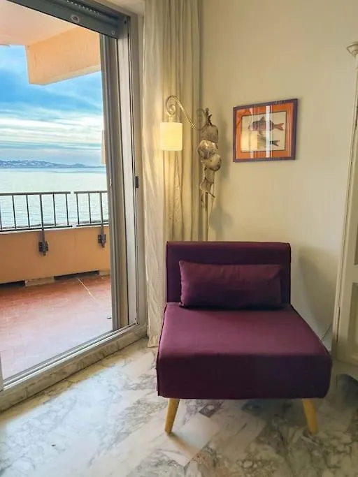 T3 Bandol Vue Mer - Les Pieds Dans L'Eau Apartament
